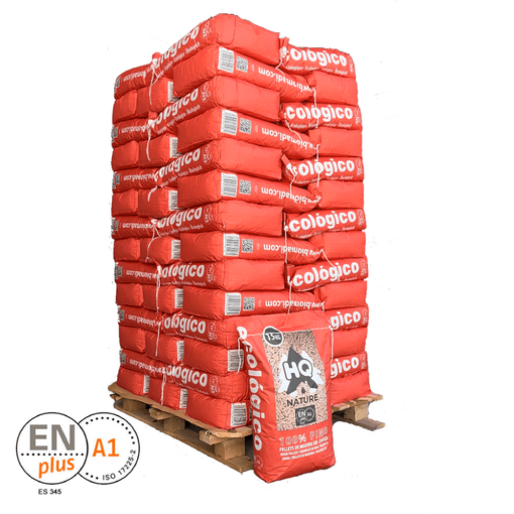 Kiefernholz-Pellets BIO 1050 kg / 70 Säcke à 15 kg